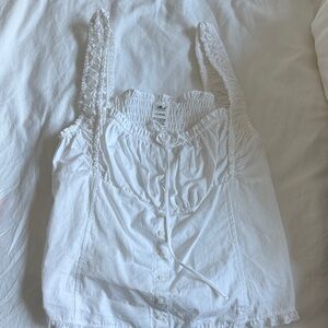 frankie’s bikinis x pink top